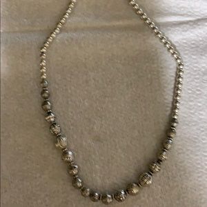 Graduated full bead strand necklace